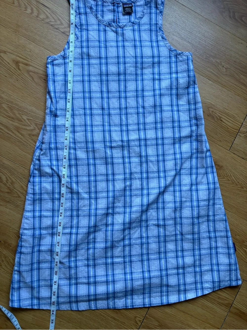 Girls Size 14/XL Patagonia Plaid Dress Summer Picnic Beach Vacation School
